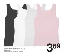 Zeeman Camiseta interior para mujer oferta