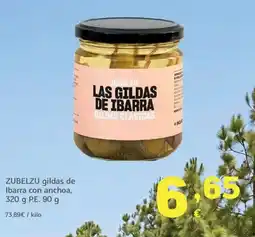 HiperDino ZUBELZU gildas de Ibarra con anchoa oferta