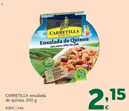 HiperDino CARRETILLA ensalada de quinoa oferta