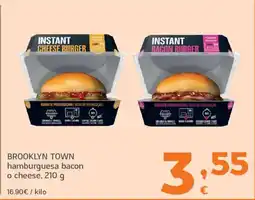 HiperDino BROOKLYN TOWN hamburguesa bacon o cheese oferta