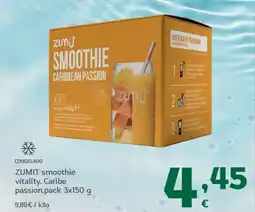 HiperDino ZUMIT smoothie vitality, Caribe passion oferta