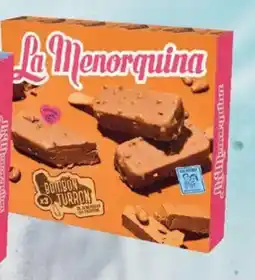 HiperDino LA MENORQUINA bombón helado de turrón oferta