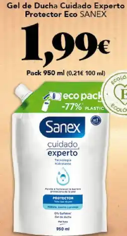 Gadis SANEX Gel de Ducha Cuidado Experto Protector Eco oferta