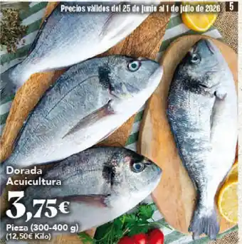 Gadis Dorada Acuicultura oferta