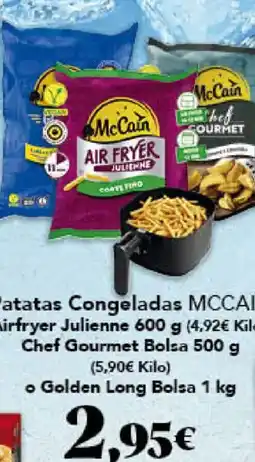 Gadis MCCAIN Patatas Congeladas Airfryer Julienne Chef Gourmet o Golden Long oferta