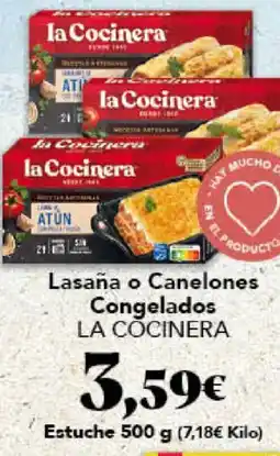Gadis LA COCINERA Lasaña o Canelones Congelados oferta