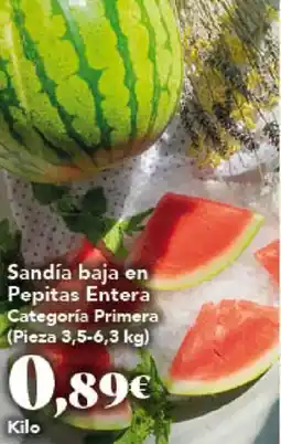 Gadis Sandía baja en Pepitas Entera Categoría Primera oferta