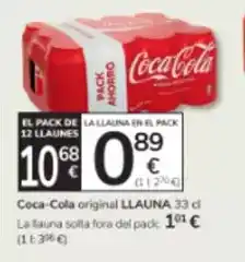 Consum Coca-cola - original oferta
