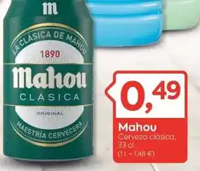Suma Supermercados Mahou - cerveza clasica oferta