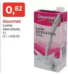 Suma Supermercados Gourmet - leche desnatada oferta
