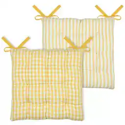 BricoCentro Cojín silla bardot 40x40cm - amarillo oferta