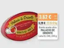 Cuevas Cash Palacio de oriente - bonito aceite oliva oferta