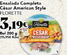 Gadis FLORETTE Ensalada Completa César American Style oferta