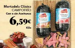 Gadis CAMPOFRÍO Mortadela Clásica Con o sin Aceitunas oferta