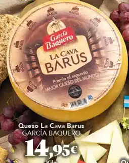 Gadis GARCÍA BAQUERO Queso La Cava Barus oferta