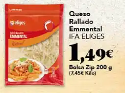 Gadis IFA ELIGES Queso Rallado Emmental oferta