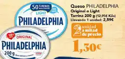 Gadis PHILADELPHIA Queso Original o Light oferta