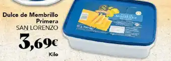 Gadis SAN LORENZO Dulce de Membrillo Primera oferta