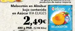 Gadis IFA ELIGES Melocotón en Almíbar bajo contenido en Azúcar oferta