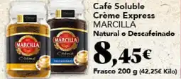 Gadis MARCILLA Café Soluble Crème Express Natural o Descafeinado oferta