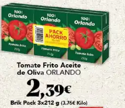 Gadis ORLANDO Tomate Frito Aceite de Oliva oferta