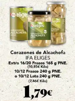 Gadis IFA ELIGES Corazones de Alcachofa Extra 16/20 Frasco oferta