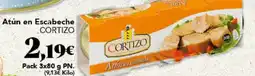 Gadis CORTIZO Atún en Escabeche oferta