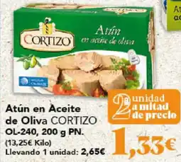 Gadis CORTIZO Atún en Aceite de Oliva OL-240 oferta