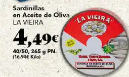 Gadis LA VIEIRA Sardinillas en Aceite de Oliva oferta