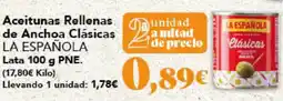Gadis LA ESPAÑOLA Aceitunas Rellenas de anchoa Clasicas oferta