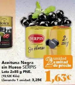 Gadis SERPIS Aceituna Negra sin Hueso oferta