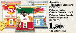 Gadis DORITOS LAY'S RUFFLES Aperitivos Taco Estilo Mexicano Patatas Fritas Queso Curado Patatas Fritas Asado Estilo Argentino oferta
