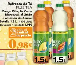 Gadis FUZE TEA Refresco de Té Mango Piña, Té Verde Maracuyá, al Limón o al Limón sin Azúcar oferta