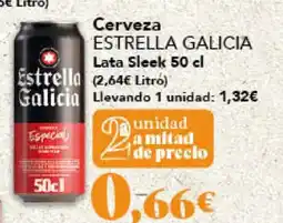 Gadis ESTRELLA GALICIA Cerveza Lata Sleek oferta