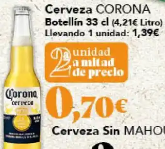 Gadis CORONA Cerveza oferta