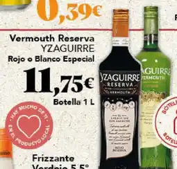Gadis YZAGUIRRE Vermouth Reserva Rojo o Blanco Especial oferta