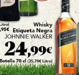 Gadis JOHNNIE WALKER Whisky Etiqueta Negra oferta