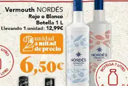 Gadis NORDÉS Vermouth Rojo o Blanco oferta