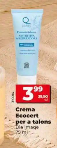 Maxi Dia Dia Imaqe Crema Ecocert per a talons oferta