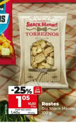 Maxi Dia Dia Snack Maniac Rostes oferta