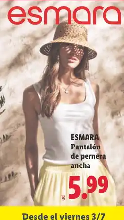 Lidl ESMARA Pantalón de pernera ancha oferta