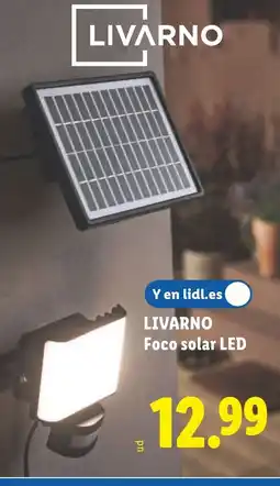 Lidl LIVARNO Foco solar LED oferta