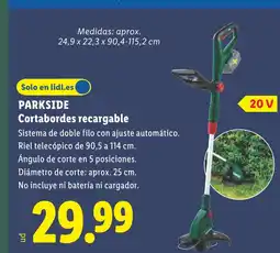 Lidl PARKSIDE Cortabordes recargable oferta