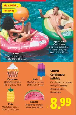Lidl CRIVIT Colchoneta inflable oferta