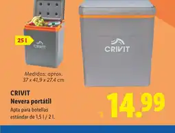 Lidl CRIVIT Nevera portátil oferta