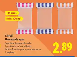 Lidl CRIVIT Hamaca de agua oferta