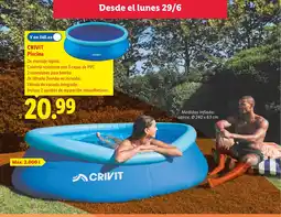 Lidl CRIVIT Piscina oferta
