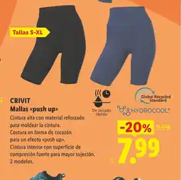 Lidl CRIVIT Mallas push up oferta
