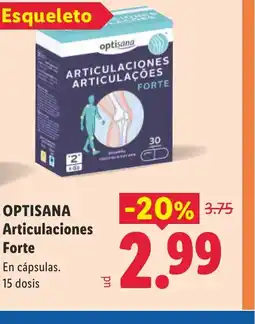 Lidl OPTISANA Articulaciones Forte oferta