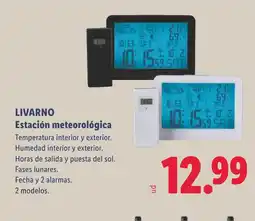Lidl LIVARNO Estación meteorológica oferta